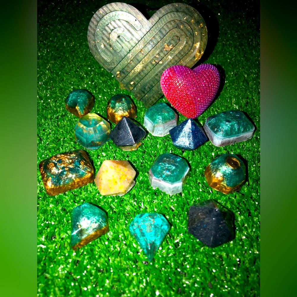 Resin jewels